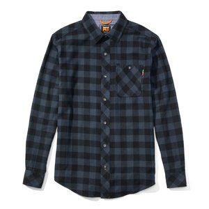 NWT Timberland PRO Mens Woodfort Mid-Weight Flannel Button Down Shirt